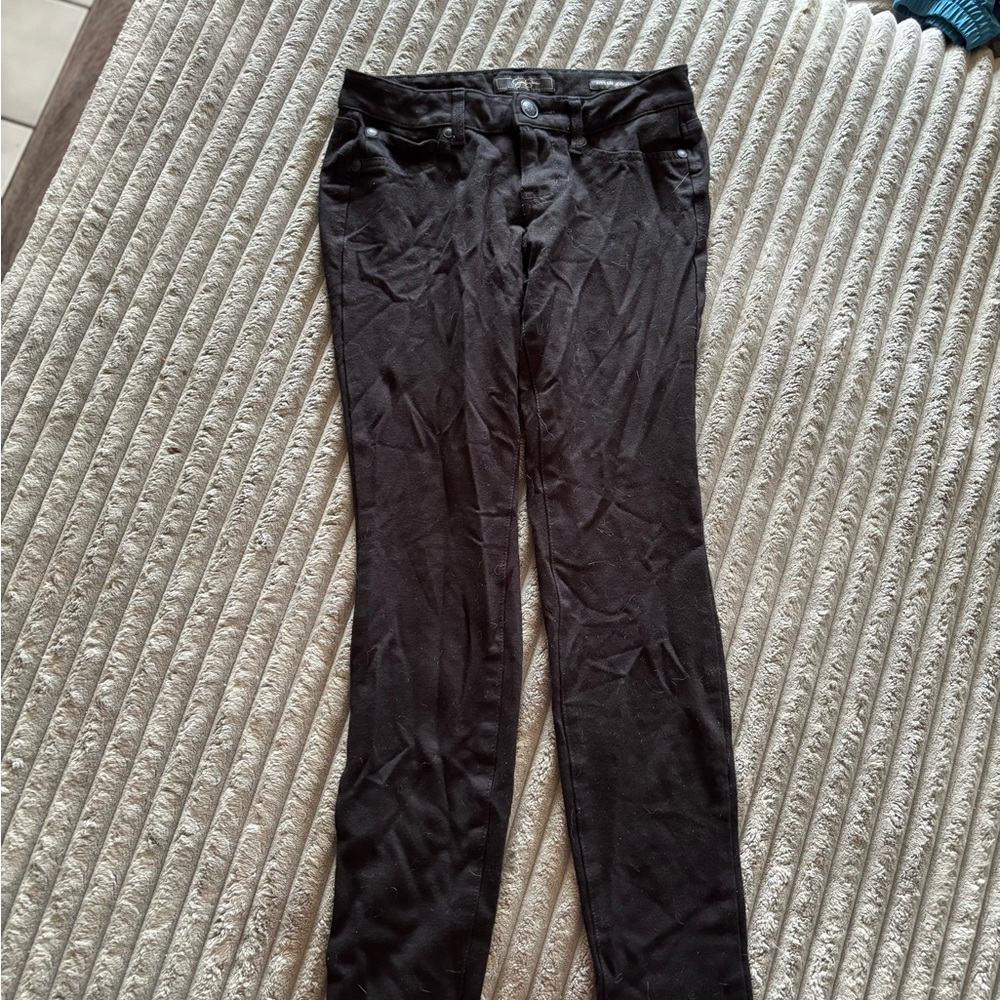 Black Skinny Casual Pants